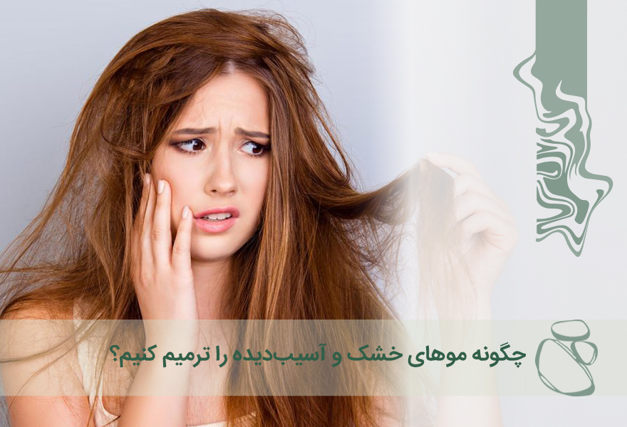 چگونه موهای خشک و آسیب دیده را ترمیم کنیم؟